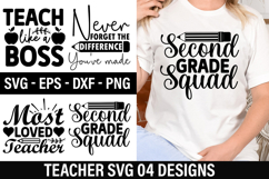 Teacher SVG Design - Teacher T-shirt Design Product Image 1