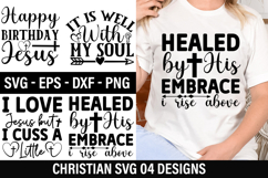 Christian Quotes SVG Design - Christian T-Shirt Design Product Image 1