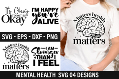 Mental Health Quotes Design - Mental Health T-shirt Design Product Image 1