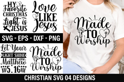 Christian Quotes SVG Design - Christian T-Shirt Design Product Image 1