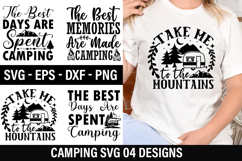 Camping SVG Design - Camping T-Shirt Design Product Image 1