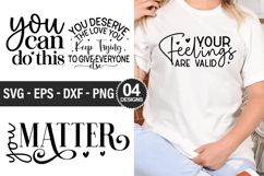 Mental Health Quotes Design - Mental Health T-shirt Design Product Image 1