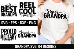 Grandpa SVG Design -Proud Military Grandpa Product Image 1