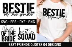 Best Friend SVG Design - Bestie Of The Bride Product Image 1