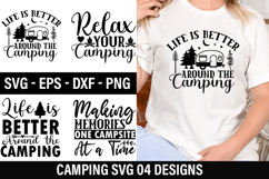 Camping SVG Design - Camping T-Shirt Design Product Image 1