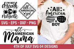 4th Of July SVG Design - 4th Of July T-shirt Design Product Image 1