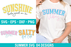 Retro Summer SVG Design - Sunshine Looks Good On Be Product Image 1