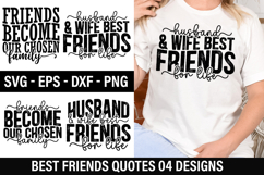 Best Friend SVG Design - Friends Become Our Chosen Family Product Image 1