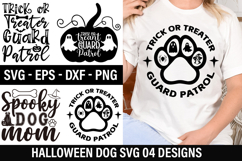 Halloween Dog SVG Design - Trick or Treater Guard Patrol Product Image 1