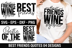 Best Friend SVG Design - Best Friends Wine Together Product Image 1