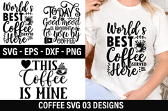 Coffee Quotes SVG Design - This Coffee is Mine Product Image 1