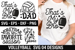 Volleyball SVG Design - Volleyball is my favorite season Product Image 1