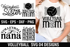 Volleyball SVG Design - Volleyball sister Product Image 1