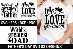 Father&#039;s Day SVG Design - Worlds greatest father Product Image 1