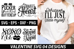 Valentine's Day SVG Design - Whatever ill just date myself Product Image 1