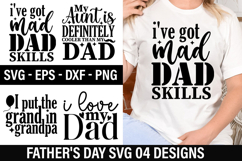 Father&#039;s Day SVG Design - My aunt is definitely cooler than Product Image 1
