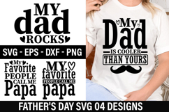 Father&#039;s Day SVG Design - My favorite people call me papa Product Image 1