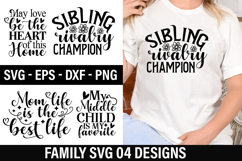 Family SVG Design - Sibling rivalry champion Product Image 1