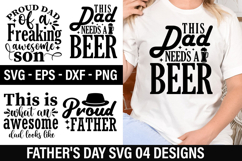 Father&#039;s Day SVG Design - This is what an awesome dad looks Product Image 1