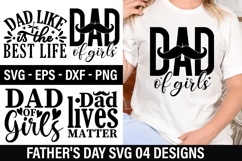 Father&#039;s Day SVG Design - Dad like is the best life Product Image 1