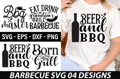 Barbecue SVG Design - Eat drink grandpas grill barbecue Product Image 1