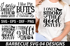 Barbecue SVG Design - I only smoke the good stuff Product Image 1
