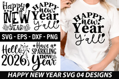 Happy New Year SVG Design - Have a Sparkling New Year Product Image 1