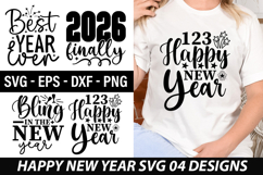 Happy New Year SVG Design - Bling in the New Year Product Image 1