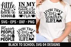Back to School SVG Design - Back to School T-shirt Design Product Image 1
