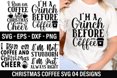 Christmas Coffee SVG Design - Christmas T-Shirt Design Product Image 1