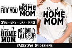 Sassy SVG Design - Probably Late for Something Product Image 1