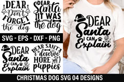 Christmas Dog SVG Design - Funny Pet Quotes Design Product Image 1