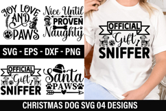 Christmas Dog SVG Design - Funny Pet Quotes Design Product Image 1