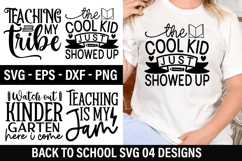 Back to School SVG Design - Back to School T-shirt Design Product Image 1