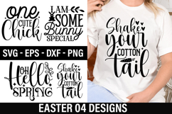 Easter SVG Design - Shake your cotton tail Product Image 1