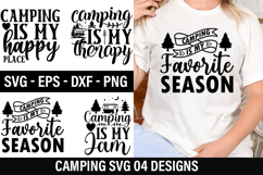 Camping SVG Design - Camping T-Shirt Design Product Image 1