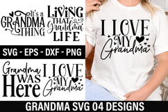 Grandma SVG Design - Living That Grandma Life Product Image 1