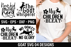 Goat SVG Design - My children bleat Product Image 1