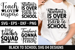 Back to School SVG Design - Back to School T-shirt Design Product Image 1