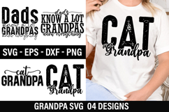 Grandpa SVG Design - Dads Know a Lot Grandpas Know Everythin Product Image 1