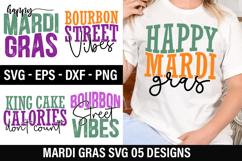 Mardi Gras SVG Design - King Cake Calories Don't Count Product Image 1