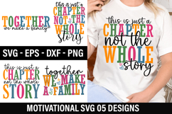 Motivational SVG Design -This is Just a Chapter Not the Whol Product Image 1
