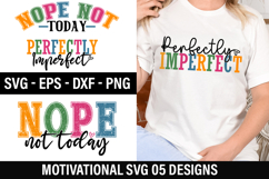 Motivational SVG Design -Perfectly Imperfect Product Image 1