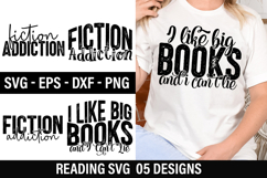 Reading SVG Design - I Like Big Books and I Can't Lie Product Image 1