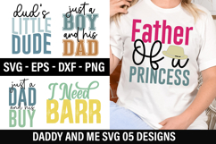 Daddy And Me SVG Design - Just A Boy And His Dad Product Image 1