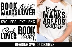 Reading SVG Design - Book Marks Are for Quitters Product Image 1