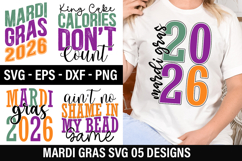 Mardi Gras SVG Design - Ain't No Shame in My Bead Game Product Image 1