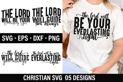 Christian SVG Design -The Lord Will Be Your Everlasting Ligh Product Image 1