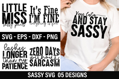 Sassy SVG Design - Little Miss Sassy Pants Product Image 1