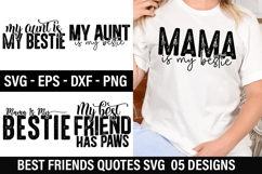 Best Friends SVG Design - My Best Friend Has Paws Product Image 1